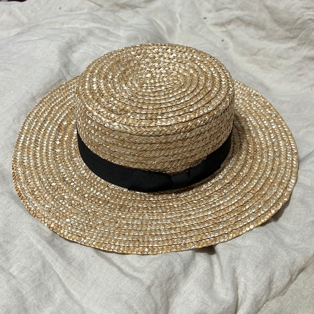 The Spencer Wide Brimmed Boater - Lack of Color - 57cm (M)